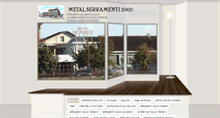 Desktop Screenshot of metalserramenti2000.com